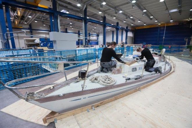 Swan 36 Tarantella undergoing her refit at Oy Nautor AB © Nautor's Swan